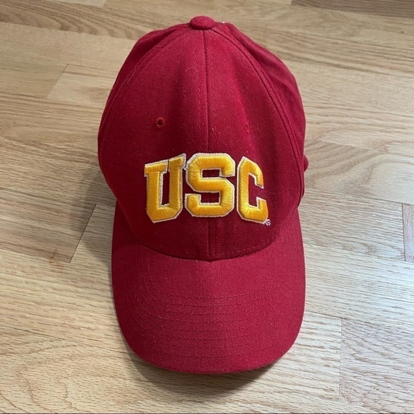 USC University of South Carolina Travelers Hat Medium Large Red Gold - Picture 2 of 7